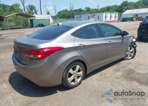 2011 Hyundai Elantra Gls из США, поврежденный, VIN 5NPDH4AEXBH061258